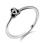 Flower Knot Silver Ring NSR-811